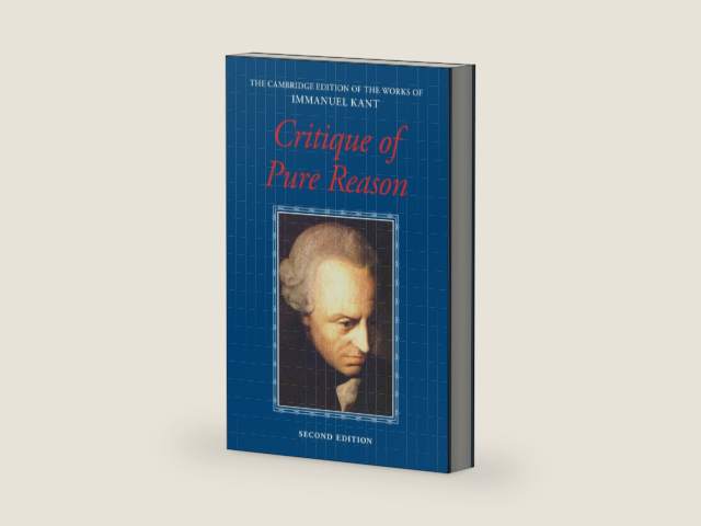 Kant: Critique of Pure Reason (The Cambridge Edition of the Works of Immanuel Kant) by Paul Guyer | barcode:9781009600057 | source:'9781009600057-right-three-quarter.jpg