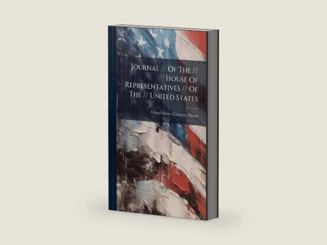 Journal // Of The // House Of Representatives // Of The // United States by United States Congress House | barcode:9781024648317 | source:'9781024648317-right-three-quarter.jpg