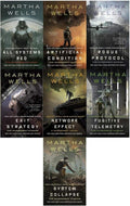 Murderbot Diaries 7 Books Collection set (All Systems Red, Artificial Condition, Rogue Protocol, Exit Strategy, Network Effect, Fugitive Telemetry and System Collapse) by Martha Wells | barcode:9781068472794 | source:'9781068472794.jpg