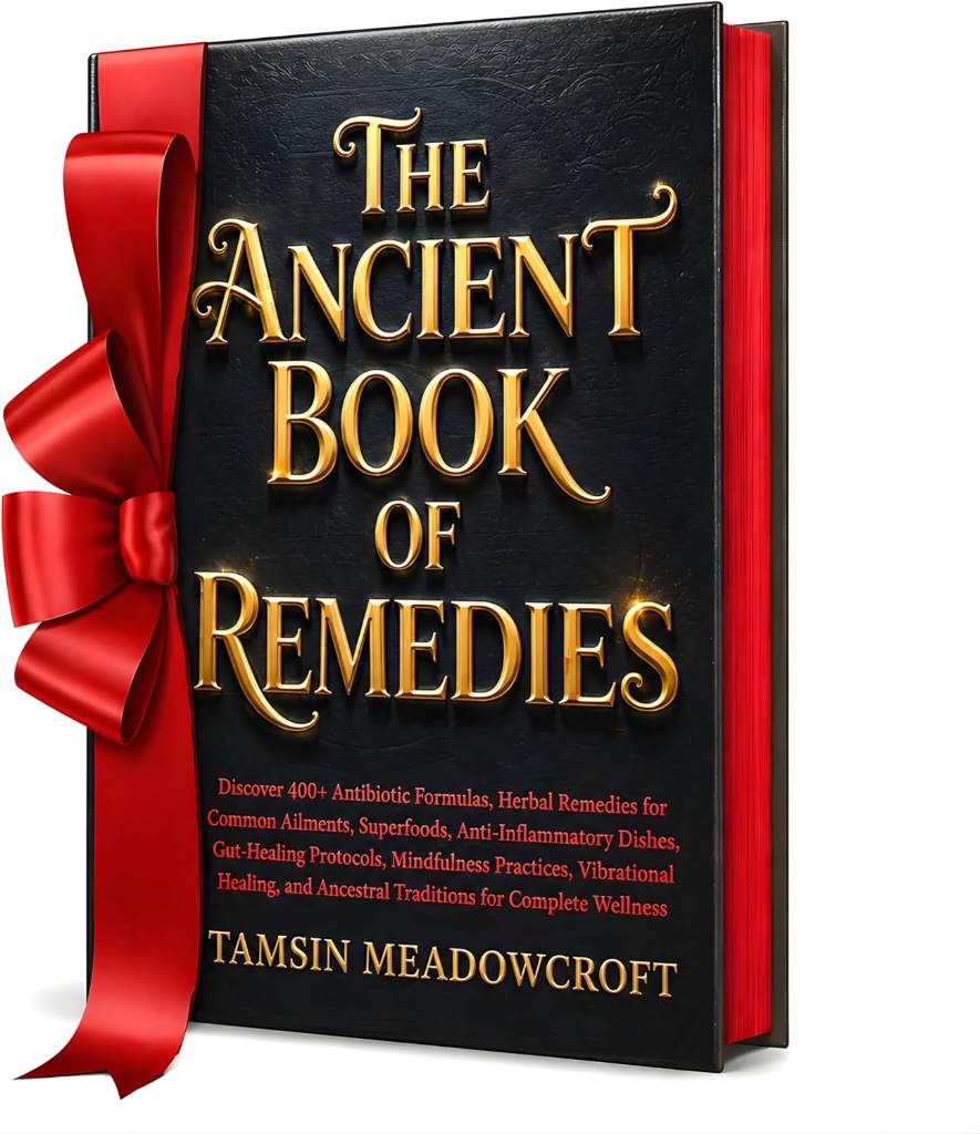 Inspired by Barbara O'Neill Teaching. The Ancient Book of Remedies. Discover 400+ Antibiotic Formulas, Herbal Remedies for Common Ailments, ... Ancestral Traditions for Complete Wellness. by Tamsin Meadowcroft | barcode:9781069298881 | source:'9781069298881.jpg