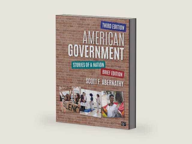 American Government: Stories of a Nation, Brief Edition by Scott F. Abernathy | barcode:9781071878354 | source:'9781071878354-right-three-quarter.jpg