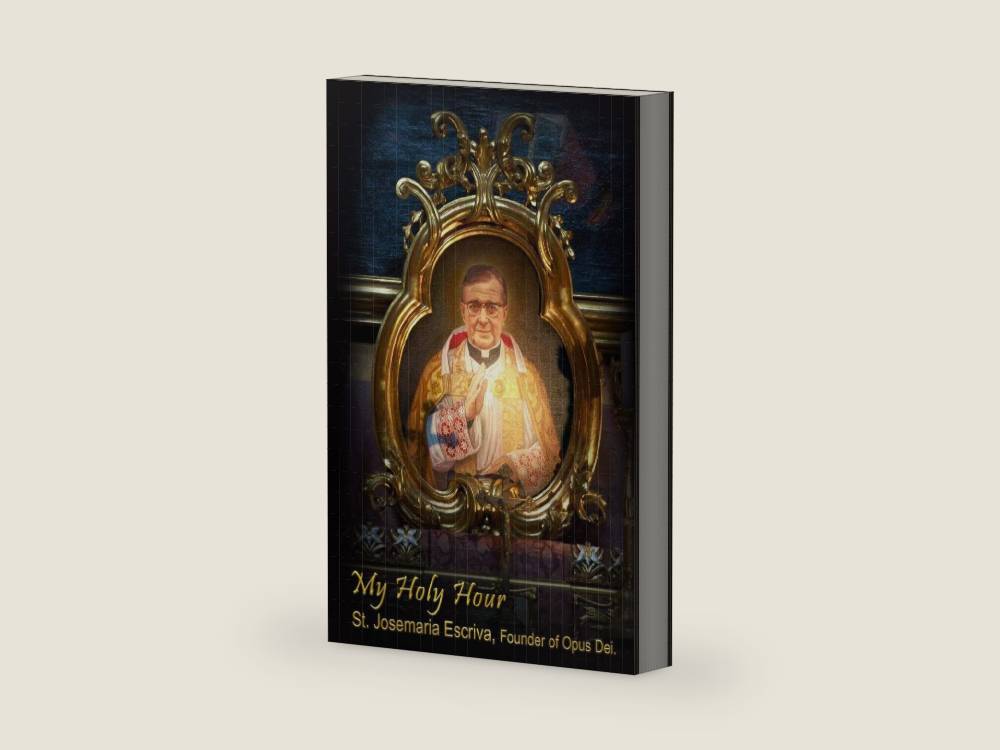 My Holy Hour - St. Josemaria Escriva, Founder of Opus Dei: A Devotional Journal (Modern Day Saints) by Holy Hour Books | barcode:9781073568253 | source:'9781073568253-right-three-quarter.jpg