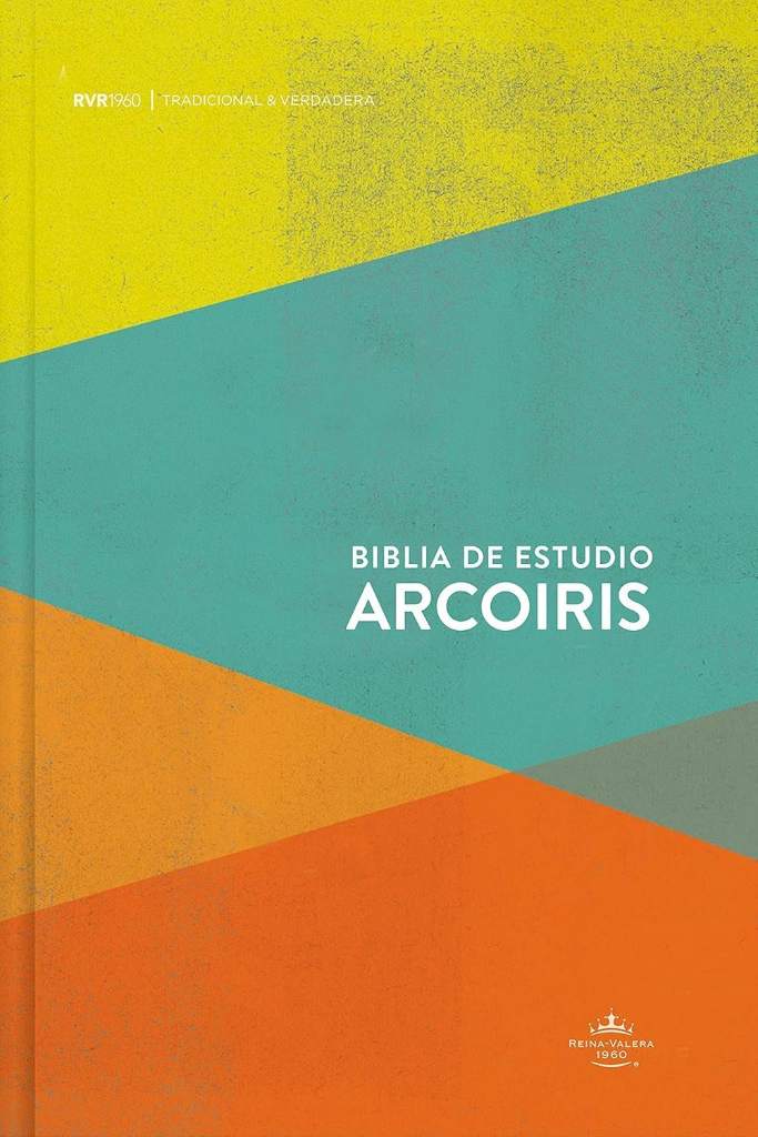 Biblia Reina Valera 1960 de Estudio Arcoíris multicolor, tapa dura | RVR 1960 Rainbow Study Bible, Multicolor, Hardcover (Spanish Edition) by B&H Español Editorial Staff | barcode:9781087706016 | source:'9781087706016.jpg