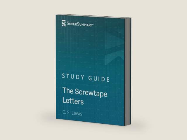 Study Guide: The Screwtape Letters by C. S. Lewis (SuperSummary) by SuperSummary | barcode:9781090794314 | source:'9781090794314-right-three-quarter.jpg