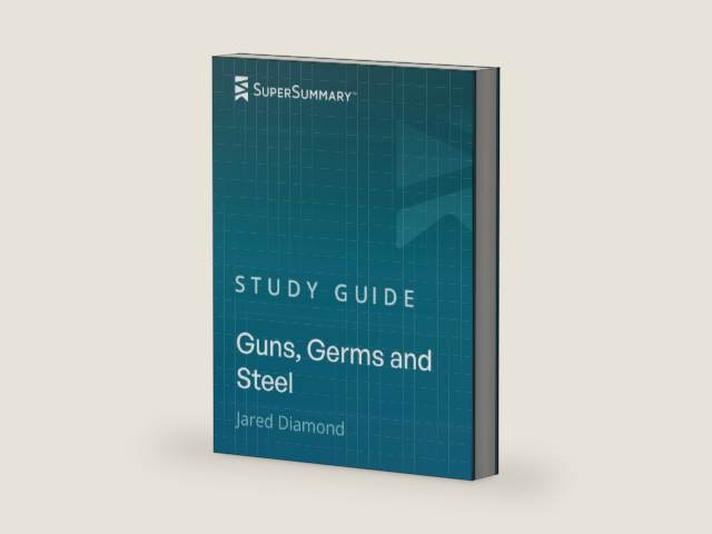 Study Guide: Guns, Germs and Steel by Jared Diamond (SuperSummary) by SuperSummary | barcode:9781091102897 | source:'9781091102897-right-three-quarter.jpg