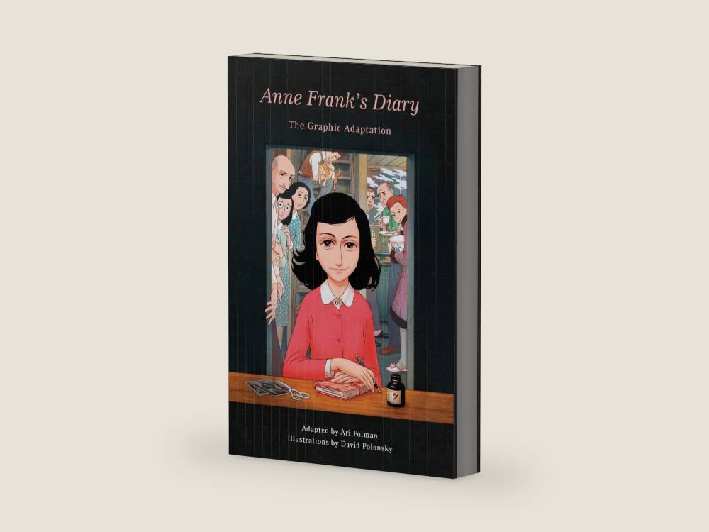 Anne Frank's Diary: The Graphic Adaptation (Pantheon Graphic Library) by Ari Folman | barcode:9781101871799 | source:'9781101871799-right-three-quarter.jpg