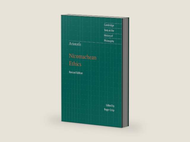 Aristotle: Nicomachean Ethics (Cambridge Texts in the History of Philosophy) by Aristotle | barcode:9781107612235 | source:'9781107612235-right-three-quarter.jpg