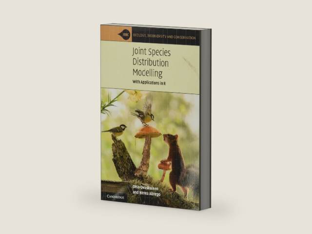 Joint Species Distribution Modelling: With Applications in R (Ecology, Biodiversity and Conservation) by Otso Ovaskainen | barcode:9781108716789 | source:'9781108716789-right-three-quarter.jpg