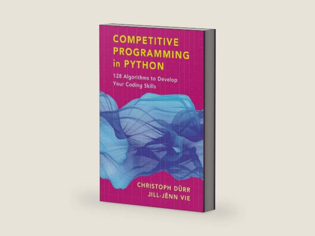 Competitive Programming in Python by Christoph Dürr | barcode:9781108716826 | source:'9781108716826-right-three-quarter.jpg