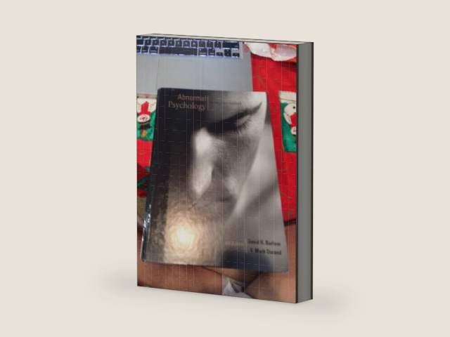 Abnormal Psychology: An Integrative Approach (with CourseMate Printed Access Card) by David H. Barlow | barcode:9781111343620 | source:'9781111343620-right-three-quarter.jpg
