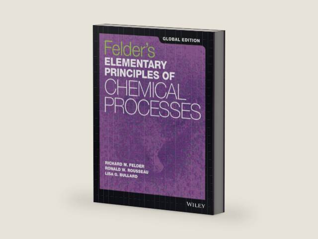 Elementary Principles of Chemical Processes [Paperback] [Nov 04, 2016] Richard M. Felder, Ronald W. Rousseau, Lisa G. Bullard by Richard M. Felder | barcode:9781118092392 | source:'9781118092392-right-three-quarter.jpg