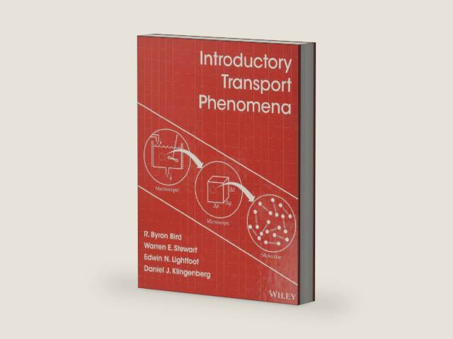 Introductory Transport Phenomena by R. Byron Bird | barcode:9781118775523 | source:'9781118775523-right-three-quarter.jpg