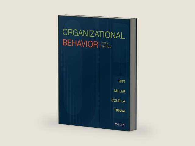 Organizational Behavior by Michael A. Hitt | barcode:9781119391654 | source:'9781119391654-right-three-quarter.jpg
