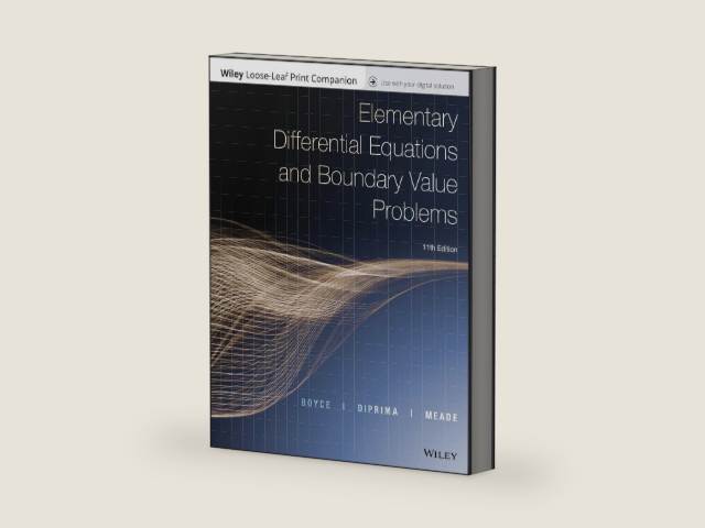 Elementary Differential Equations and Boundary Value Problems by William E. Boyce | barcode:9781119443766 | source:'9781119443766-right-three-quarter.jpg