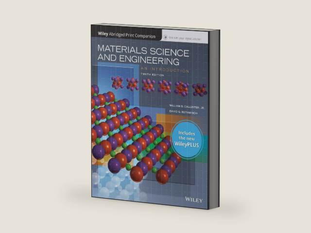 Materials Science and Engineering: An Introduction, 10e WileyPLUS NextGen Card with Loose-Leaf Print Companion Set by William D. Callister Jr. | barcode:9781119503927 | source:'9781119503927-right-three-quarter.jpg