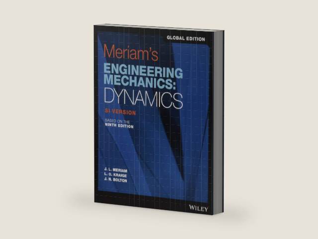 Meriam's Engineering Mechanics: Dynamics, Global Edition by James L. Meriam | barcode:9781119665281 | source:'9781119665281-right-three-quarter.jpg