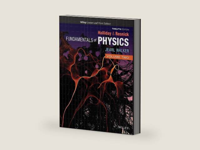 Fundamentals of Physics, Volume 2 by David Halliday | barcode:9781119801269 | source:'9781119801269-right-three-quarter.jpg