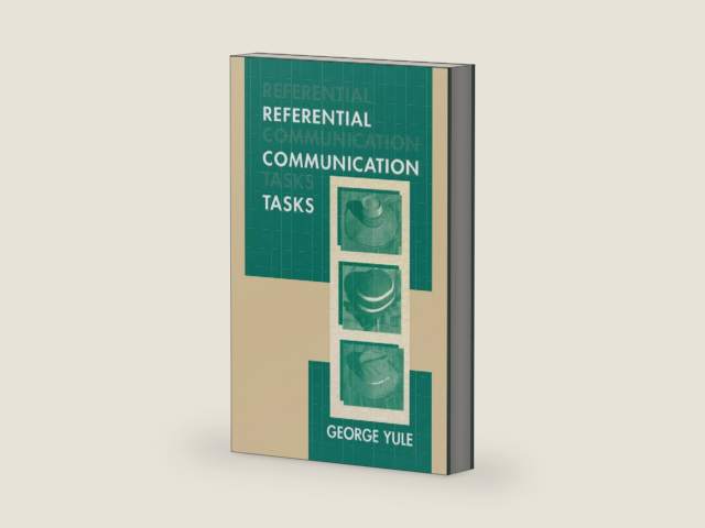 Referential Communication Tasks (Second Language Acquisition Research Series) by George Yule | barcode:9781135450731 | source:'9781135450731-right-three-quarter.jpg