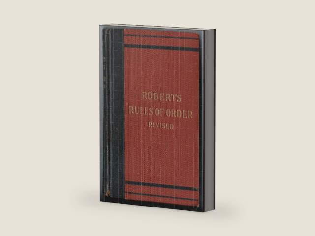 Robert's Rules of Order, Newly Revised; a New and Enl. Ed by Henry H. Robert | barcode:9781199434685 | source:'9781199434685-right-three-quarter.jpg