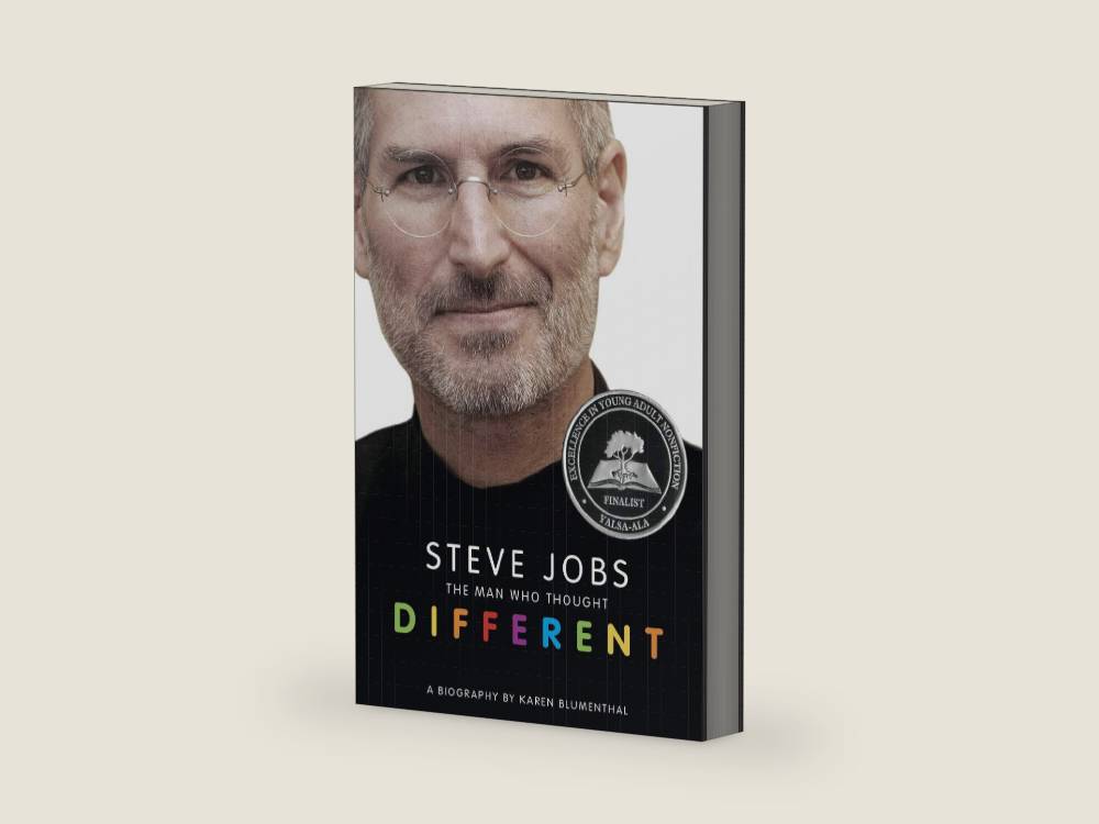 Steve Jobs: The Man Who Thought Different: A Biography by Karen Blumenthal | barcode:9781250014450 | source:'9781250014450-right-three-quarter.jpg