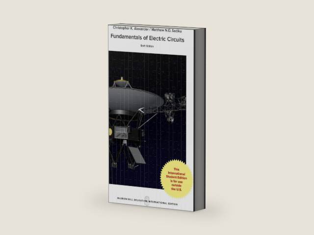 Fundamentals Of Electric Circuits by Charles K. Alexander | barcode:9781259251320 | source:'9781259251320-right-three-quarter.jpg