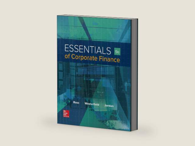Essentials of Corporate Finance (Mcgraw-hill/Irwin Series in Finance, Insurance, and Real Estate) by Stephen Ross | barcode:9781259277214 | source:'9781259277214-right-three-quarter.jpg