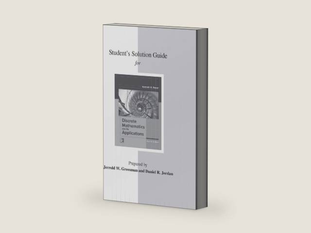 Student's Solutions Guide for Discrete Mathematics and Its Applications by Kenneth H. Rosen | barcode:9781259731693 | source:'9781259731693-right-three-quarter.jpg