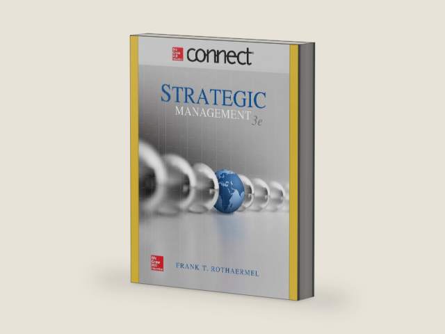 Connect 1-Semester Access Card for Strategic Management by Frank Rothaermel | barcode:9781259760549 | source:'9781259760549-right-three-quarter.jpg