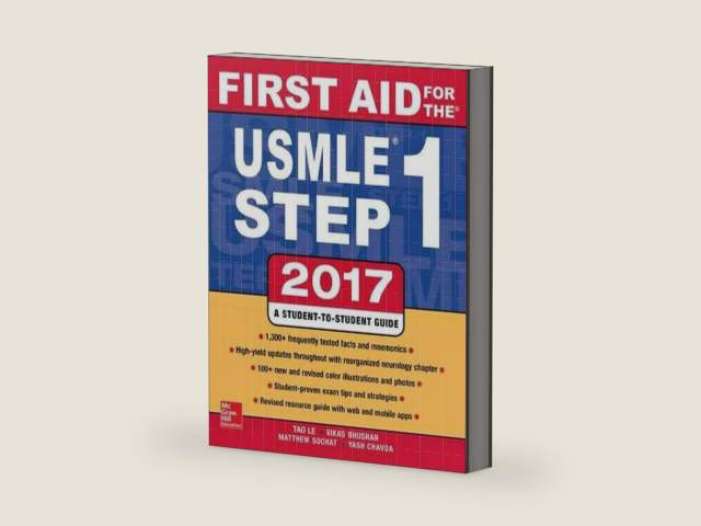 First Aid for the USMLE Step 1 2017 by Tao Le | barcode:9781259837630 | source:'9781259837630-right-three-quarter.jpg