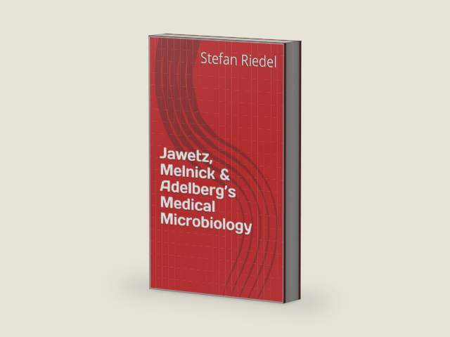 Jawetz, Melnick & Adelberg’s Medical Microbiology by Stefan Riedel | barcode:9781260012026 | source:'9781260012026-right-three-quarter.jpg