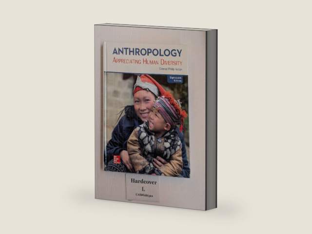 Anthropology: Appreciating Human Diversity by Conrad Phillip Kottak | barcode:9781260052404 | source:'9781260052404-right-three-quarter.jpg