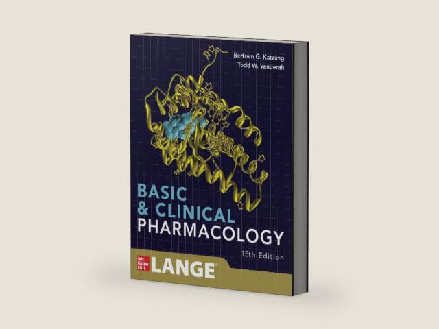 Basic and Clinical Pharmacology 15e by Bertram G. Katzung | barcode:9781260452310 | source:'9781260452310-right-three-quarter.jpg
