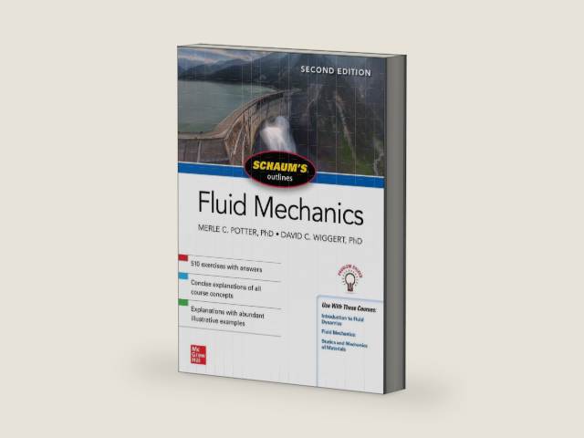 Schaum's Outline of Fluid Mechanics, Second Edition by POTTER | barcode:9781260462845 | source:'9781260462845-right-three-quarter.jpg