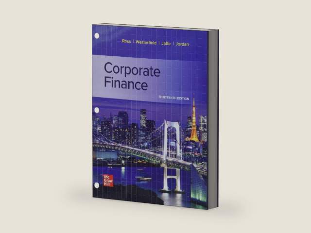 Loose Leaf for Corporate Finance (The Mcgraw Hill Education Series in Finance, Insurance, and Real Estate) by Stephen A. Ross | barcode:9781264112203 | source:'9781264112203-right-three-quarter.jpg