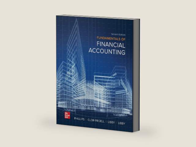 Loose Leaf for Fundamentals of Financial Accounting by Fred Phillips | barcode:9781264239290 | source:'9781264239290-right-three-quarter.jpg
