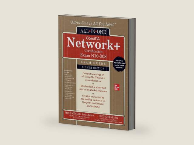 CompTIA Network+ Certification All-in-One Exam Guide, Eighth Edition (Exam N10-008) (CompTIA Network + All-In-One Exam Guide) by Scott Jernigan | barcode:9781264269051 | source:'9781264269051-right-three-quarter.jpg