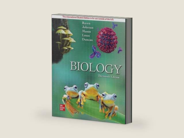 ISE Biology by Peter H. Raven | barcode:9781265128845 | source:'9781265128845-right-three-quarter.jpg
