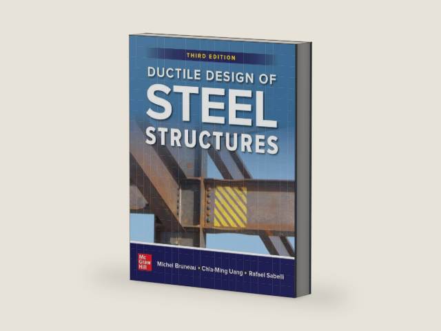 Ductile Design of Steel Structures, Third Edition by Michel Bruneau | barcode:9781266013409 | source:'9781266013409-right-three-quarter.jpg