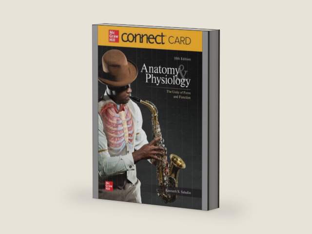 ANATOMY+PHYSIOLOGY-CONNECT ACCESS by Kenneth Saladin | barcode:9781266039270 | source:'9781266039270-right-three-quarter.jpg