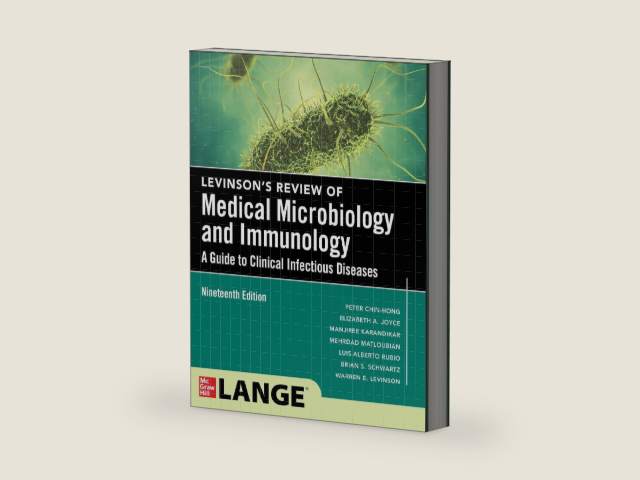 Levinson's Microbiology and Immunology: A Guide to Clinical Infectious Diseases, Nineteenth Edition by Brian Schwartz | barcode:9781266145179 | source:'9781266145179-right-three-quarter.jpg