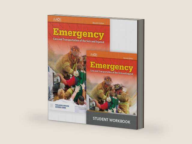 Emergency Care and Transportation of the Sick and Injured Includes Navigate Essentials Access + Emergency Care and Transportation of the Sick and Injured Student Workbook: . (Orange Book) by American Academy of Orthopaedic Surgeons (AAOS) | barcode:9781284116878 | source:'9781284116878-right-three-quarter.jpg