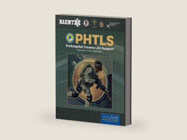 PHTLS: Prehospital Trauma Life Support, Military Edition: . by National Association of Emergency Medical Technicians (NAEMT) | barcode:9781284180589 | source:'9781284180589-right-three-quarter.jpg