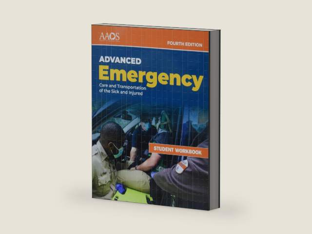AEMT: Advanced Emergency Care and Transportation of the Sick and Injured Student Workbook: . by American Academy of Orthopaedic Surgeons (AAOS) | barcode:9781284228151 | source:'9781284228151-right-three-quarter.jpg