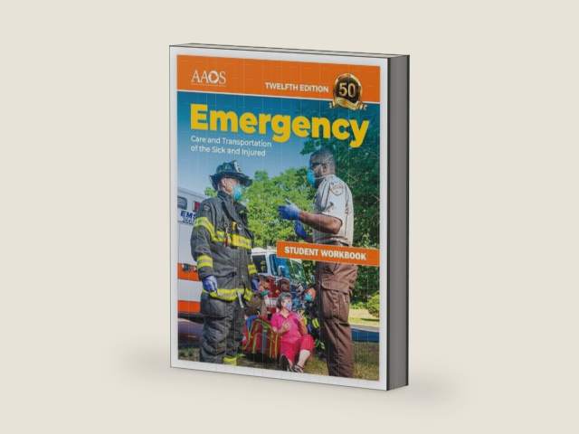 Emergency Care and Transportation of the Sick and Injured Student Workbook: . by AAOS | barcode:9781284292428 | source:'9781284292428-right-three-quarter.jpg