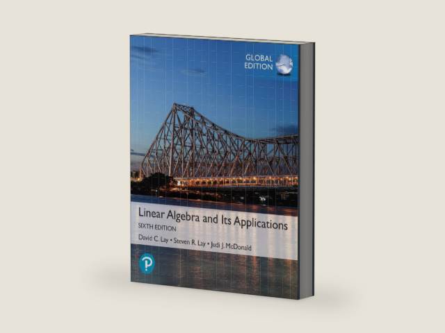 Linear Algebra and Its Applications, Global Edition by David Lay | barcode:9781292351216 | source:'9781292351216-right-three-quarter.jpg