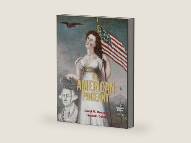 The American Pageant: A History of the American People by David M. Kennedy | barcode:9781305075900 | source:'9781305075900-right-three-quarter.jpg