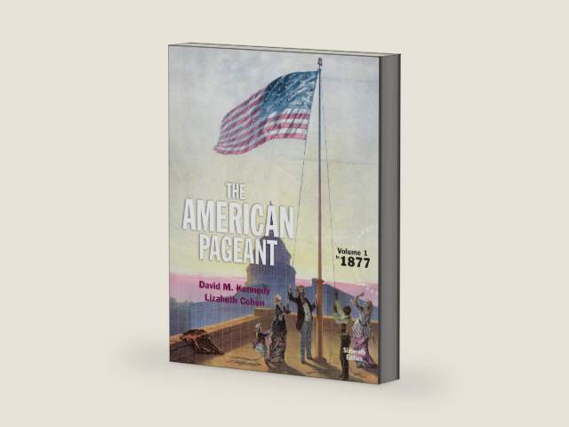 American Pageant, Volume 1 by David M. Kennedy | barcode:9781305537408 | source:'9781305537408-right-three-quarter.jpg