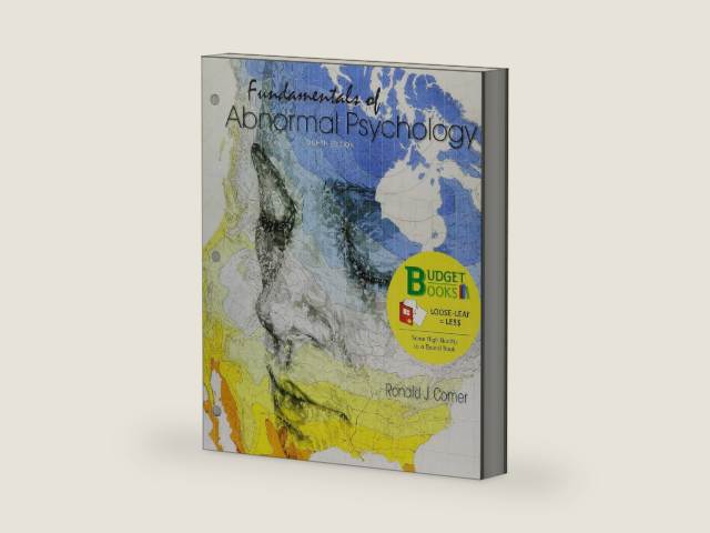 Loose-Leaf Version for Fundamentals of Abnormal Psychology 8e & Launchpad for Fundamentals of Abnormal Psychology 8e (6 Month Access) by Ronald J. Comer | barcode:9781319061807 | source:'9781319061807-right-three-quarter.jpg