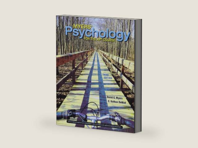 Myers' Psychology for the Ap(r) Course by David Myers | barcode:9781319070502 | source:'9781319070502-right-three-quarter.jpg