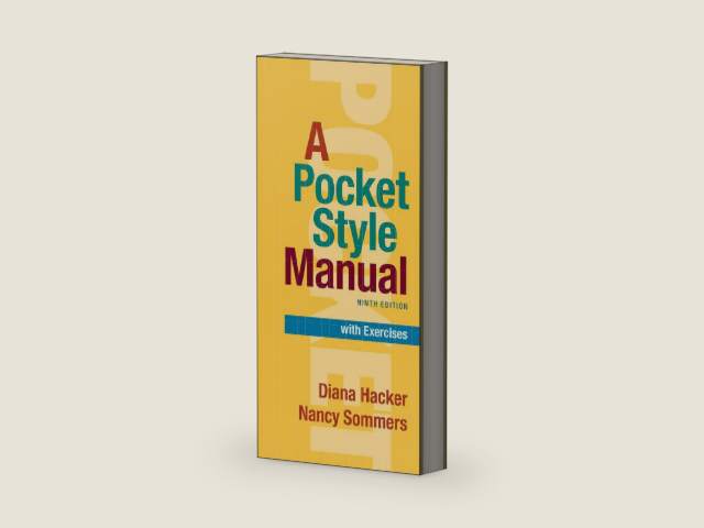 A Pocket Style Manual with Exercises by Diana Hacker | barcode:9781319341961 | source:'9781319341961-right-three-quarter.jpg